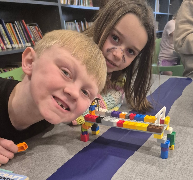 Building bridges using Legos