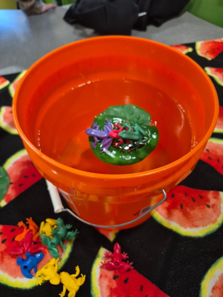 How many frogs can float on a lily pad?