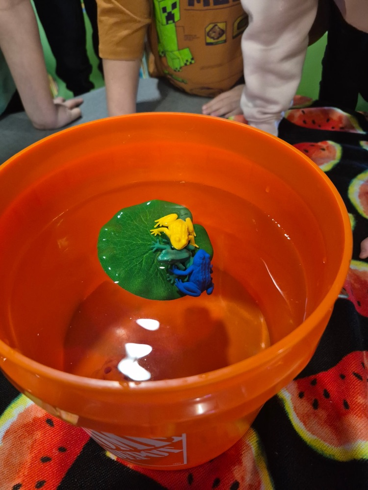 How many frogs can float on a lily pad?