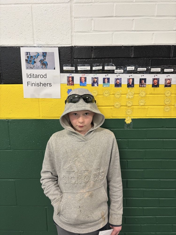 Students who picked winners of the 2026 Iditarod 