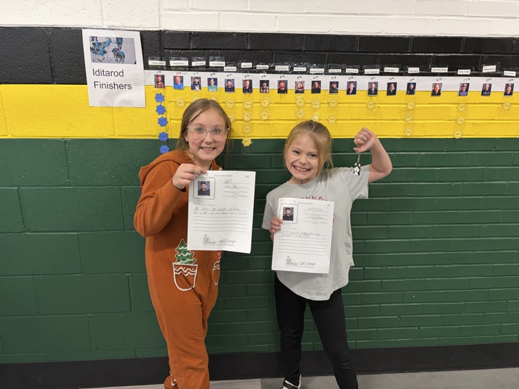 Students who picked winners of the 2026 Iditarod 