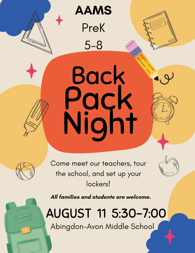 Backpack Night Information