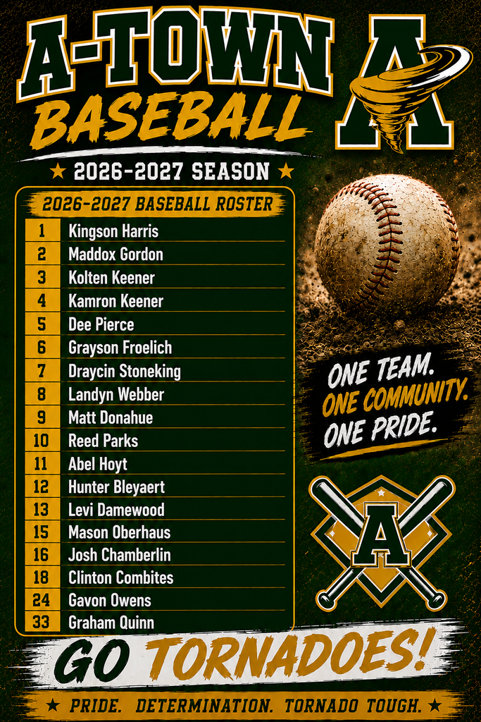 Middle School Baseball roster