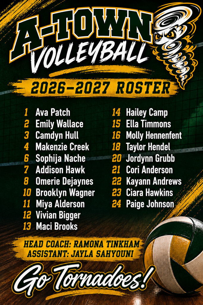 HS Volleyball roster 