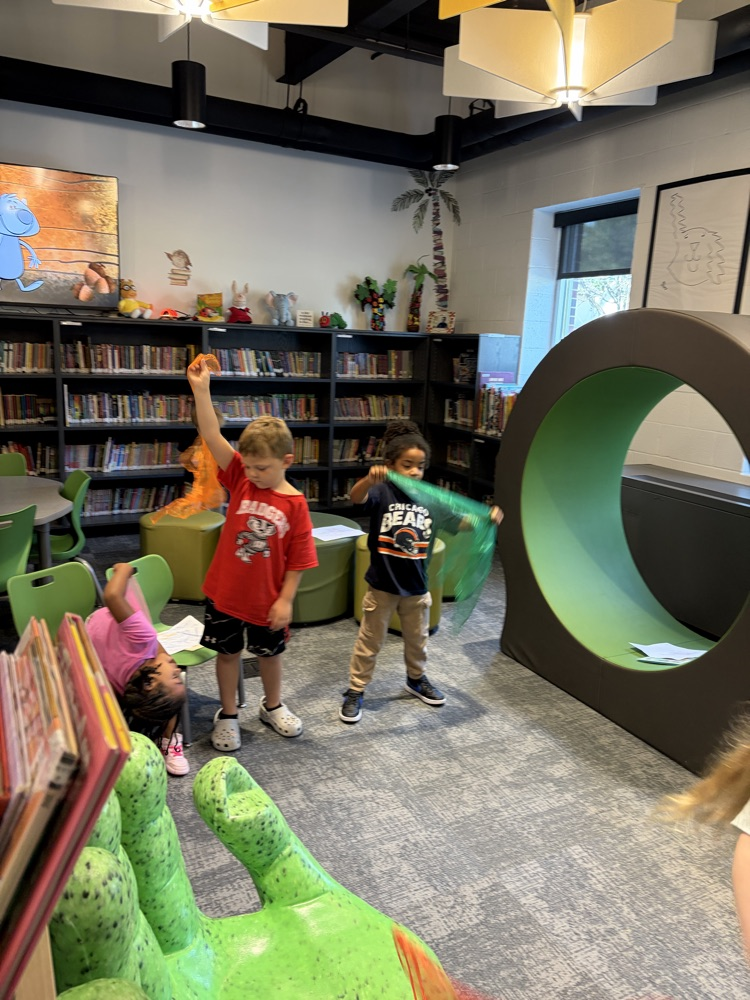 Fun in library!