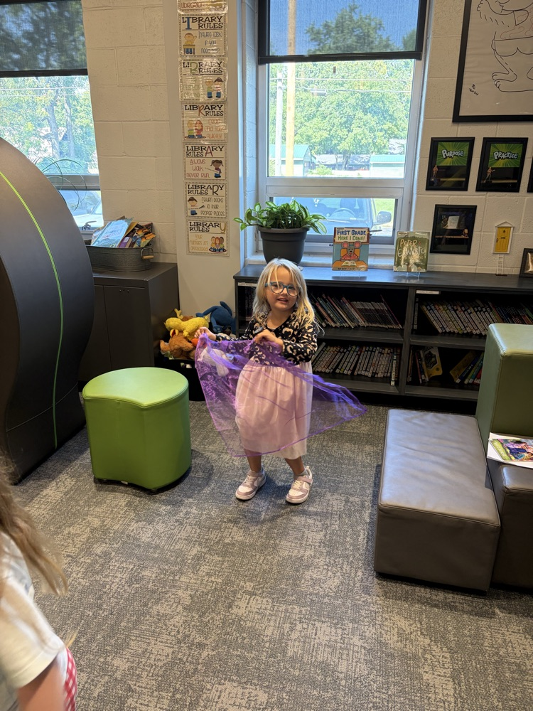 Fun in library!