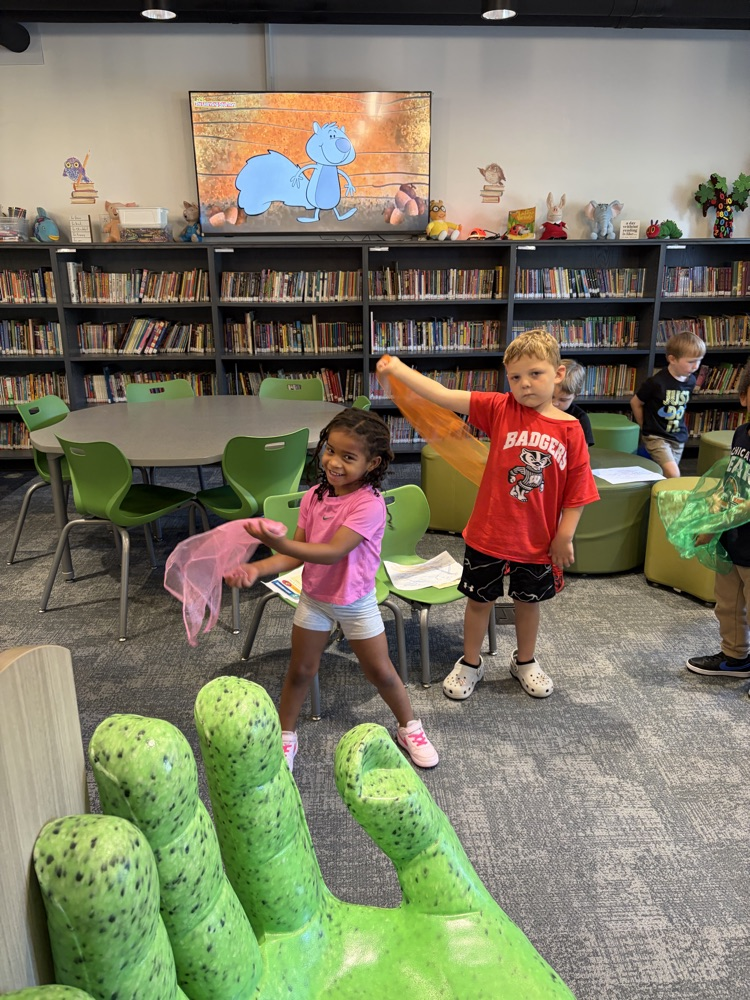 Fun in library!