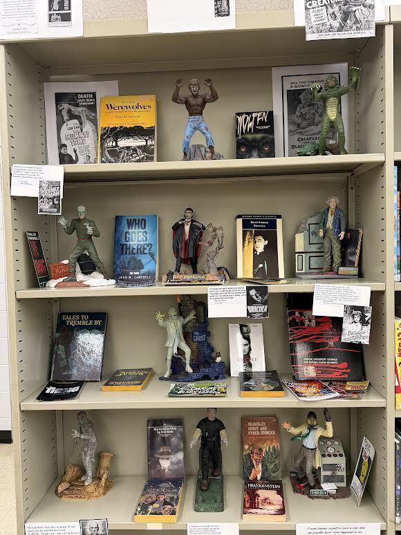 Monsters on display
