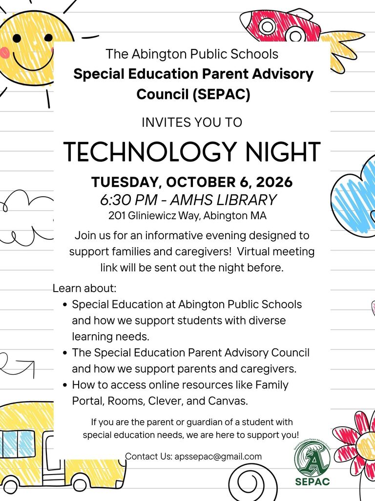 technology night flyer