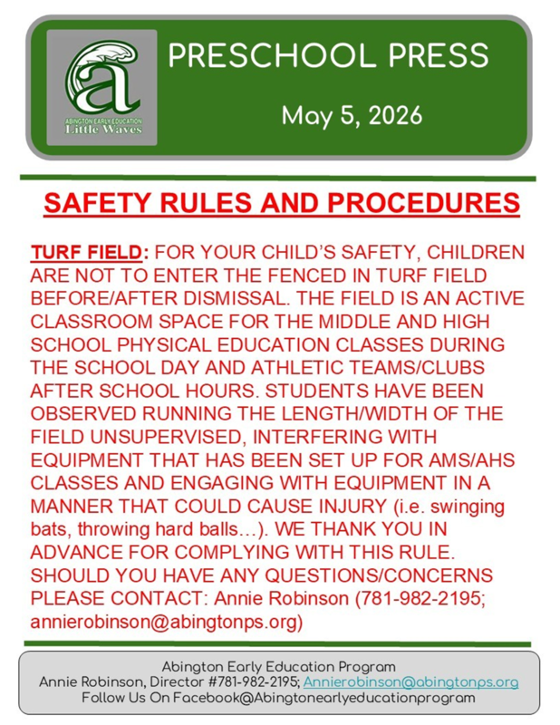 Safety Rules and procedures