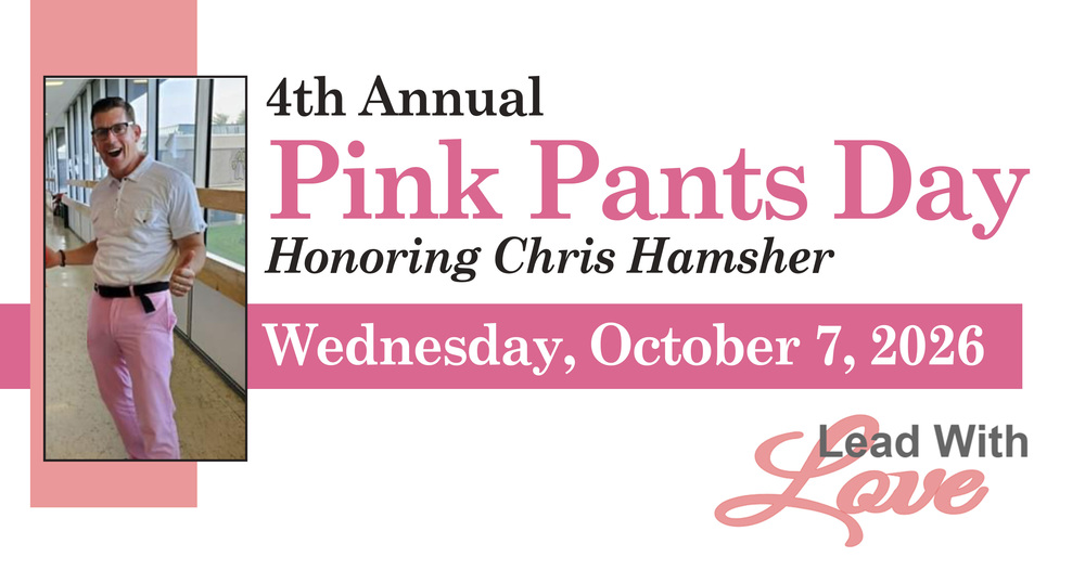 4th Annual Pink Pans Day - Honoring Chris Hamsher - Wednesday, October 7, 2026