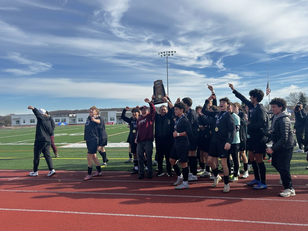 Boys Soccer Team Celebrates Championship