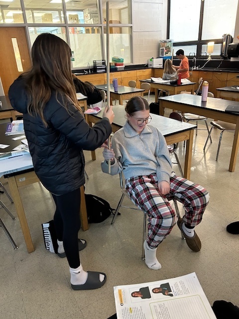 middle school, students, science lab