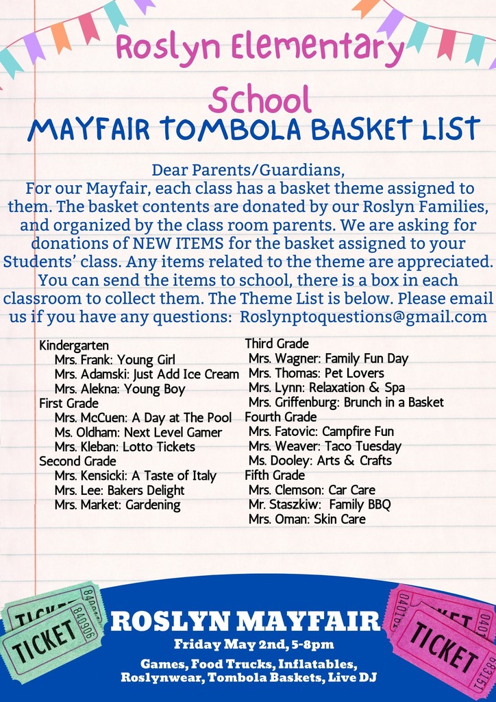 Tombola Basket Flyer