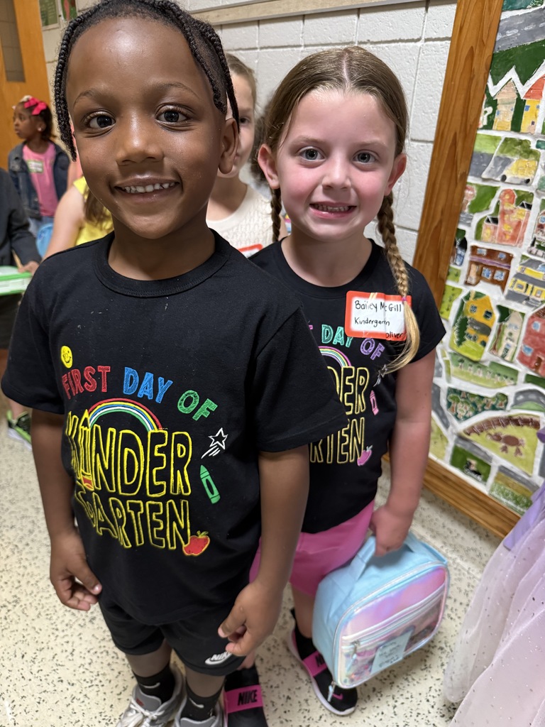students smiling during the first week of school