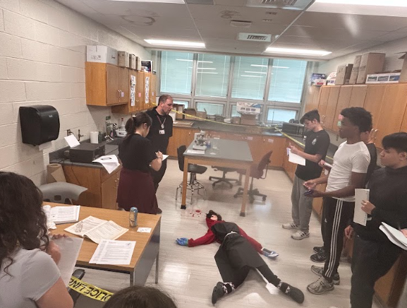 Students taking notes