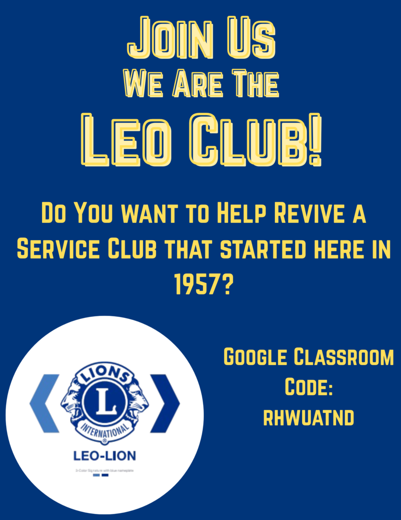 Leo Club flyer