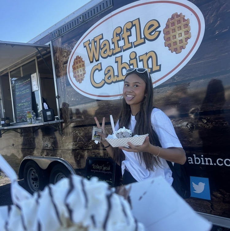 Philly waffle cabin and student