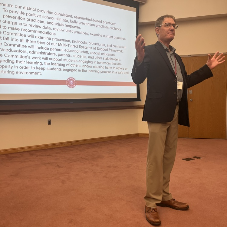 Dr. Rosenthal presents to the committee