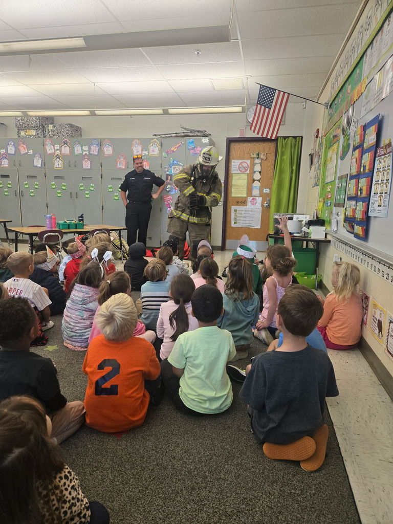 firefighters in the classroom