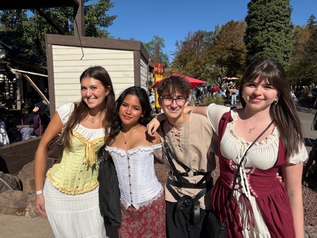 Students at the Renassiance Faire