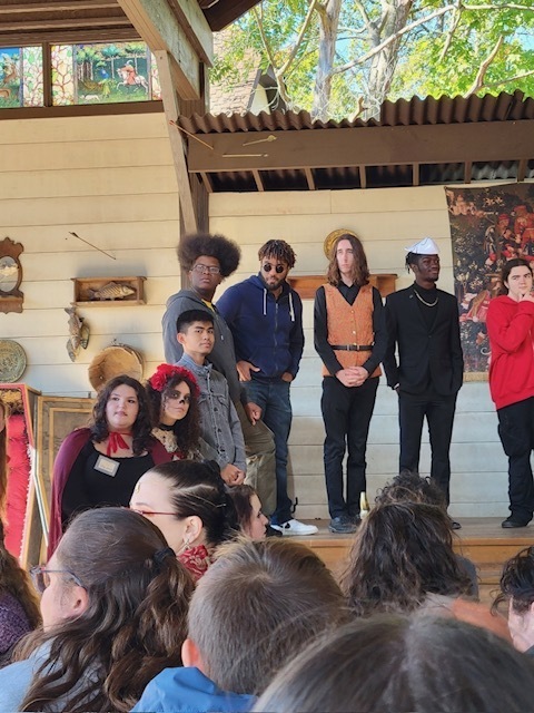 acting students at the Renaissance Faire