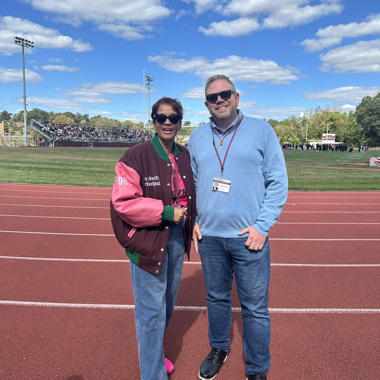 Dr. Swift, Principal and Dr. Fecher, Superintendent  