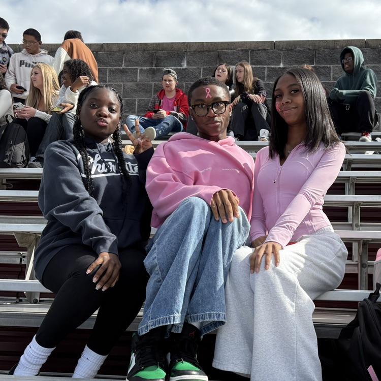students at rally