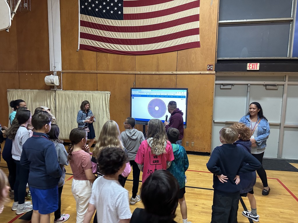 Image of students at activity night. 