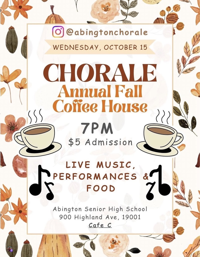 Chorale Coffee House Flyer