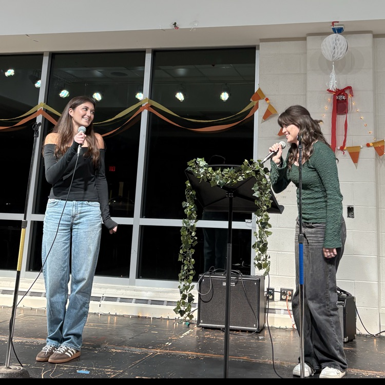 students performing at coffee house