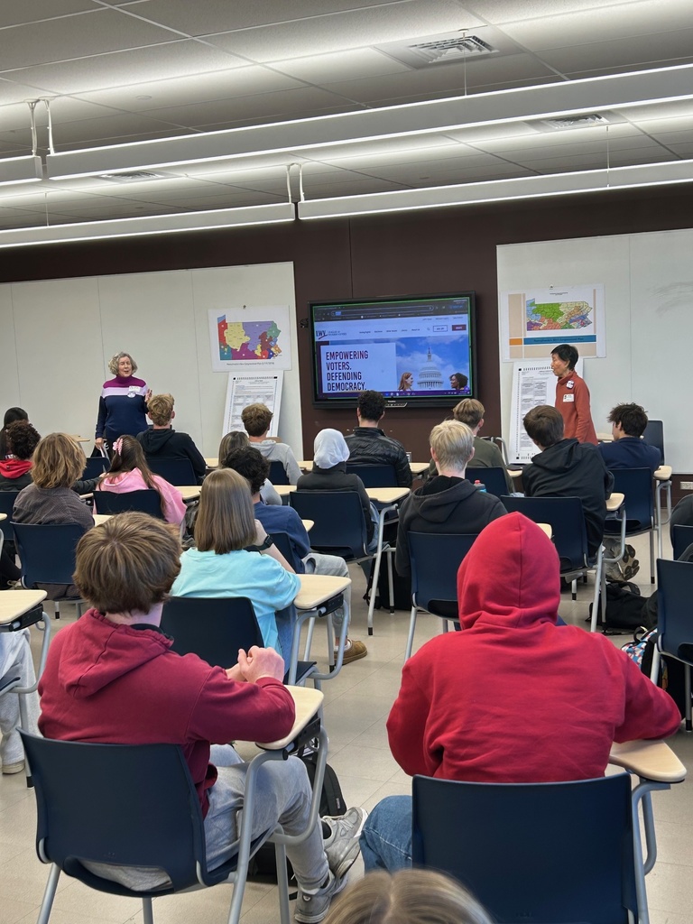 students at presentation