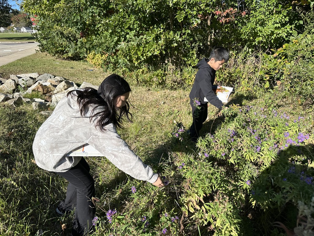 Image of students in the Going Green club