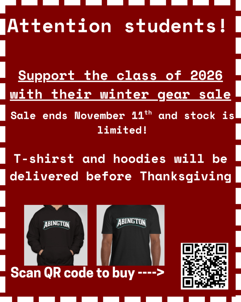 Winter gear sale for class of 2026