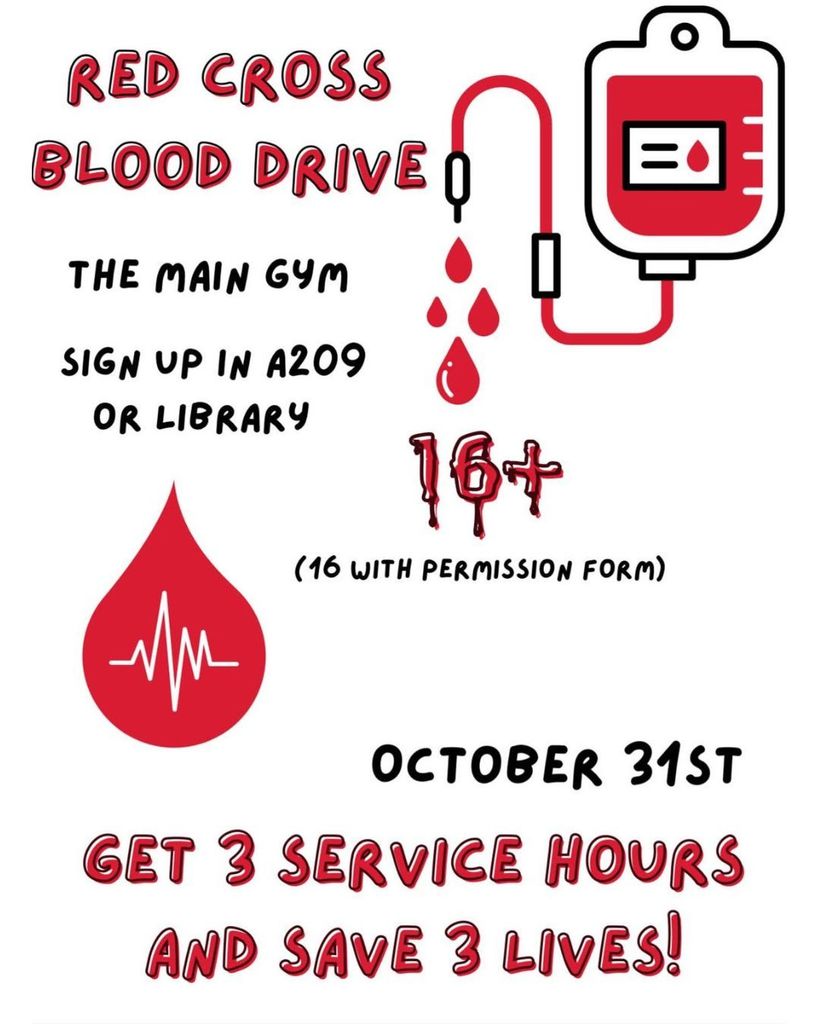 blood drive flyer
