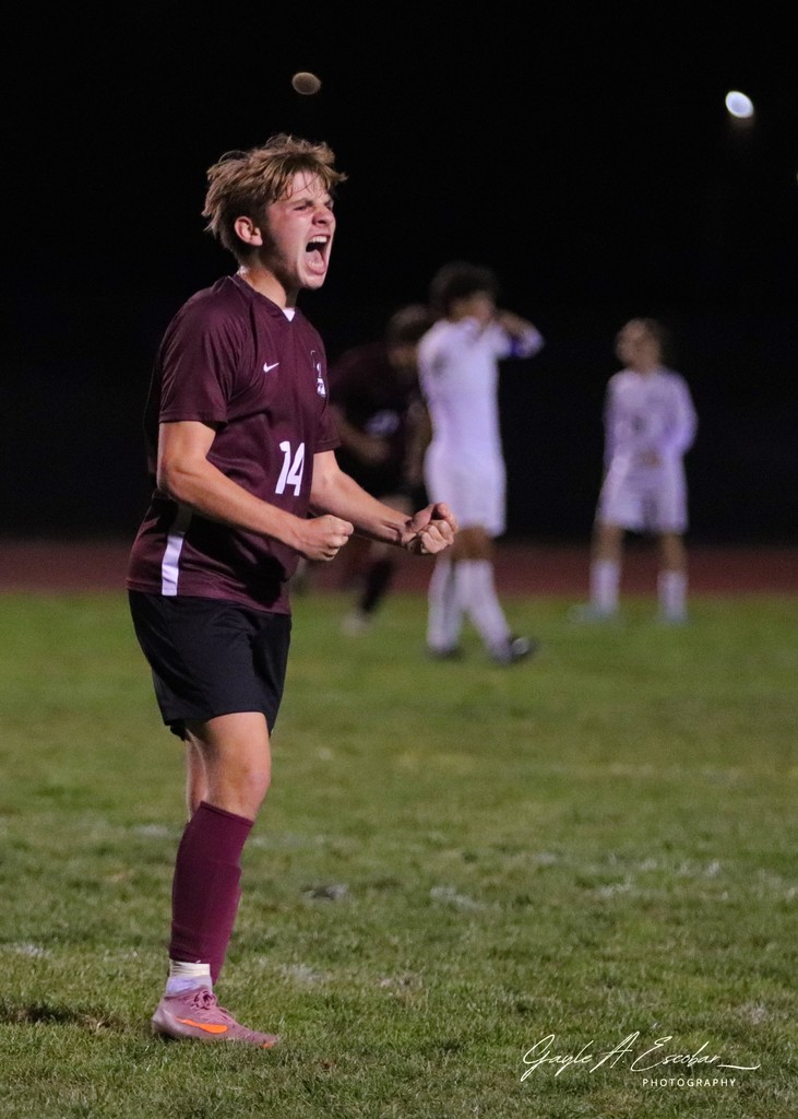 boys soccer playoff game