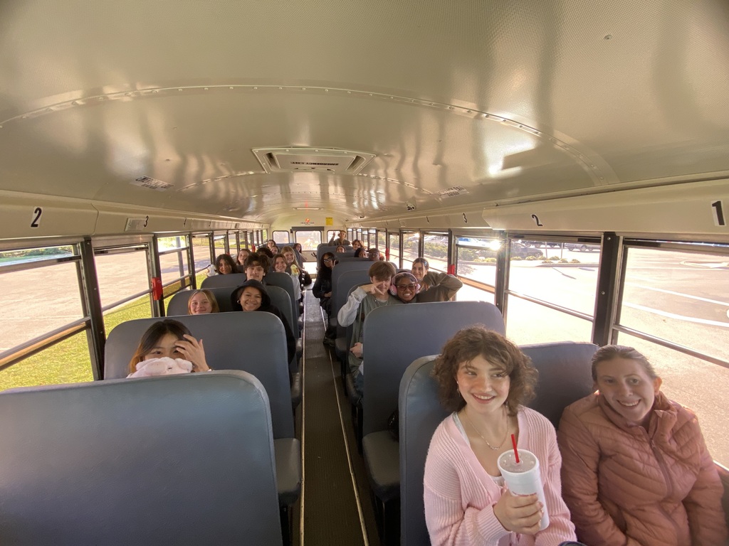 Students on the bus