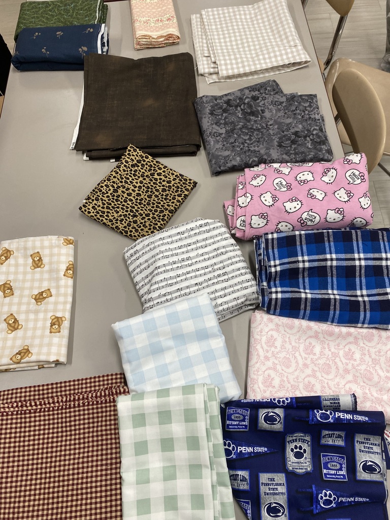 students' fabric choices