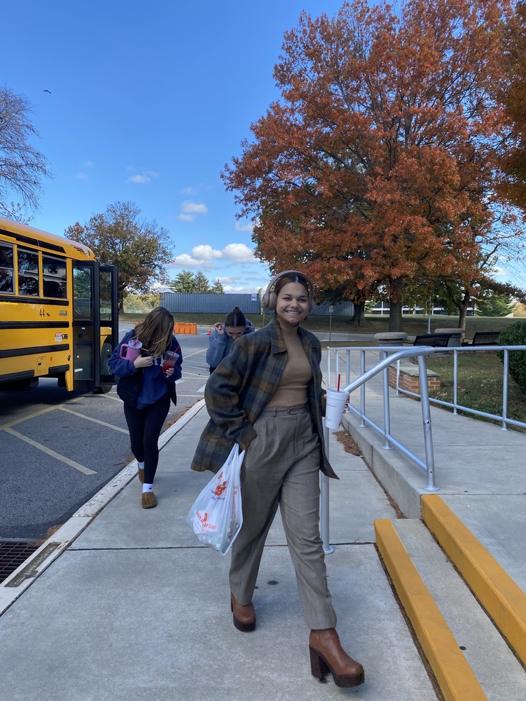 Students walking back into school