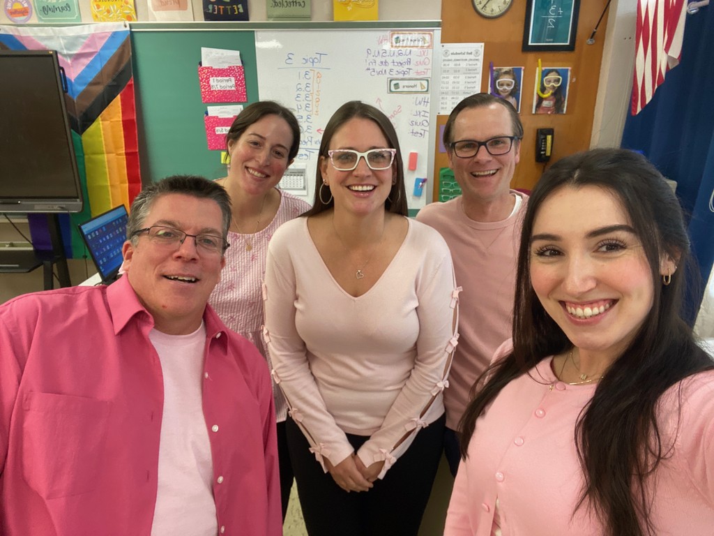 Image of AMS teachers celebrating Twin Day