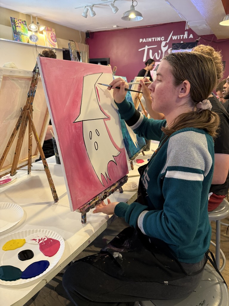 ACTIVE Students at Painting with a Twist