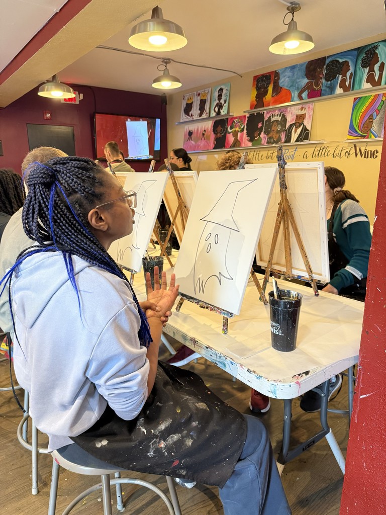 ACTIVE students at Painting with a Twist