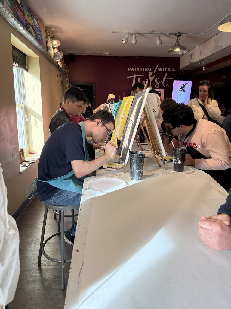 ACTIVE students at Painting with a Twist