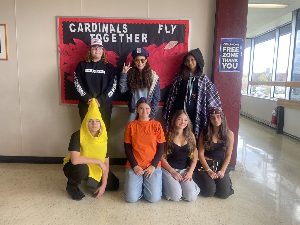AMS Students in costume