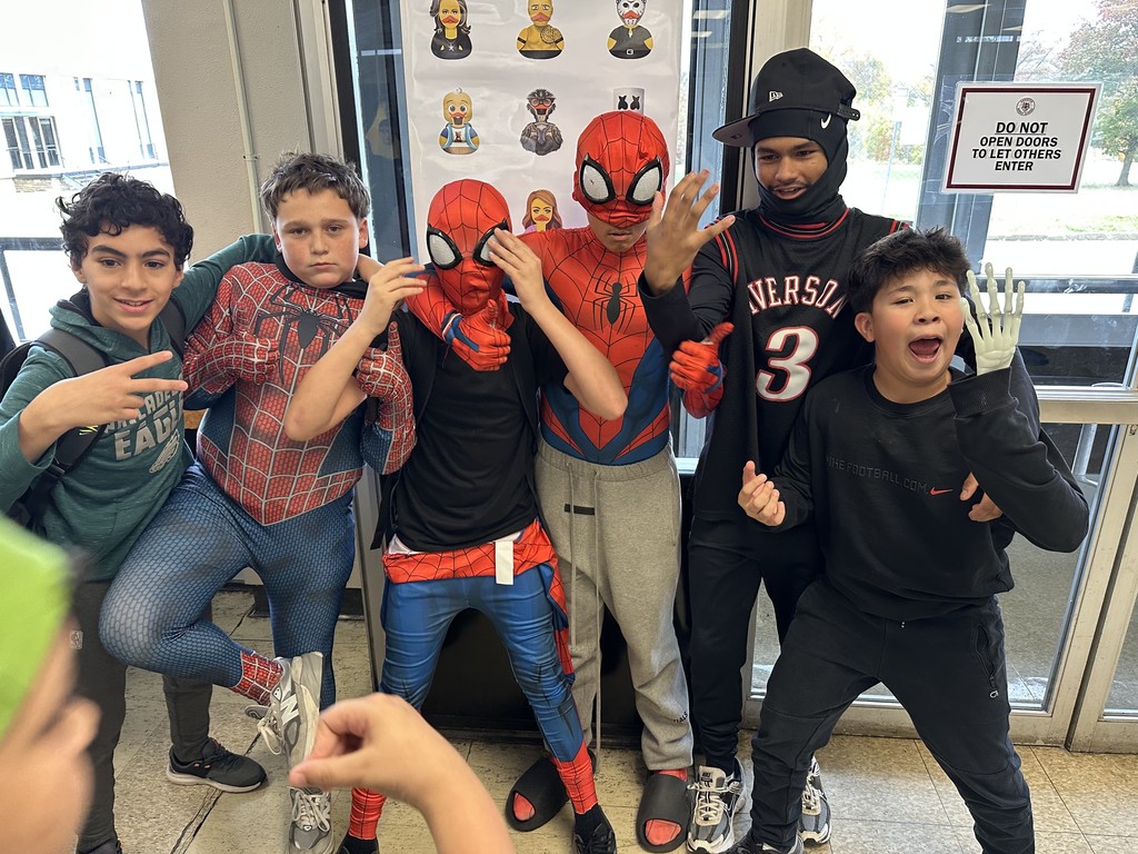 Image of students celebrating Halloween
