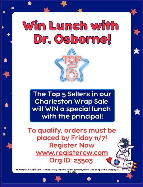 Charleston Wrap Fundraiser