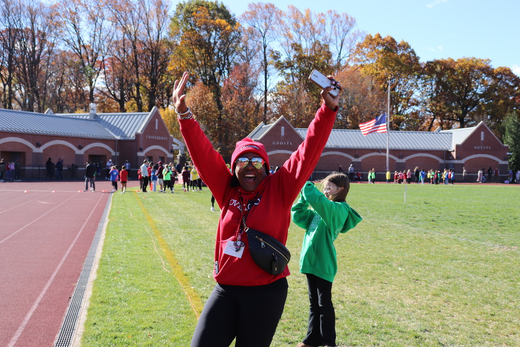 Ms. Boyd celebrates an Overlook win