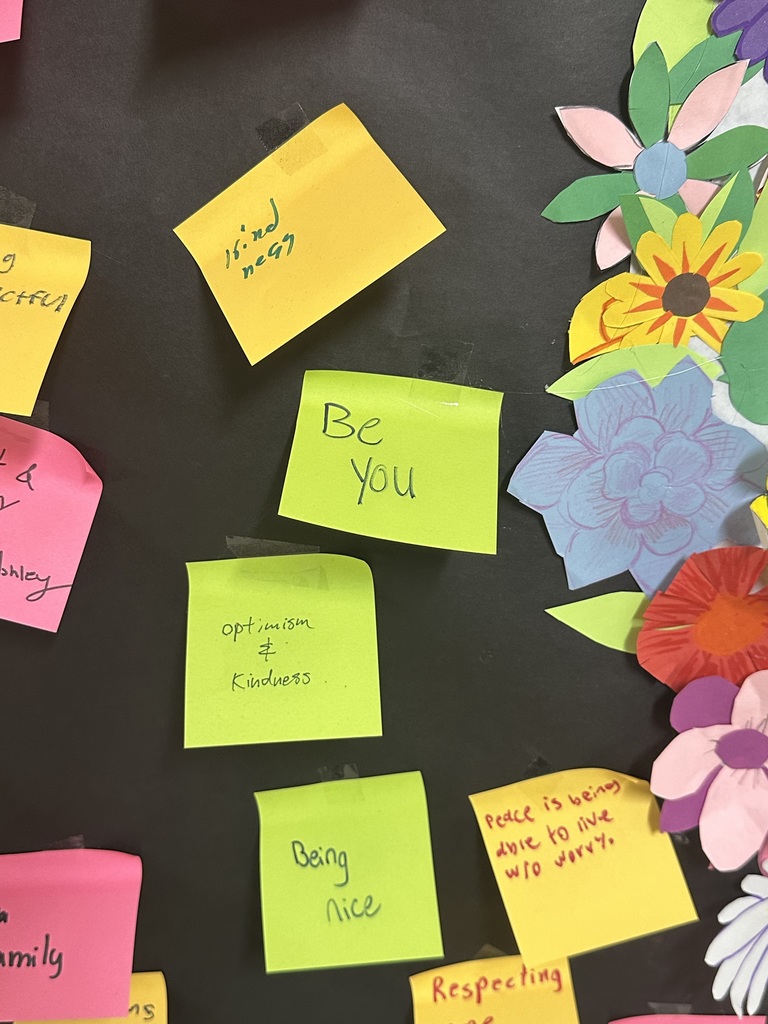 Sticker with "be you" on it. 