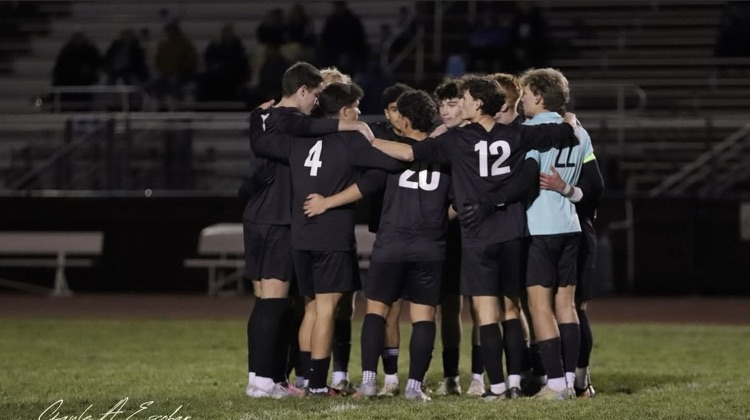 Abington Boys Soccer Huddle