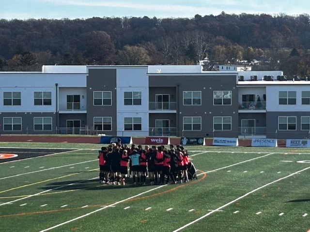 Soccer team preparing 